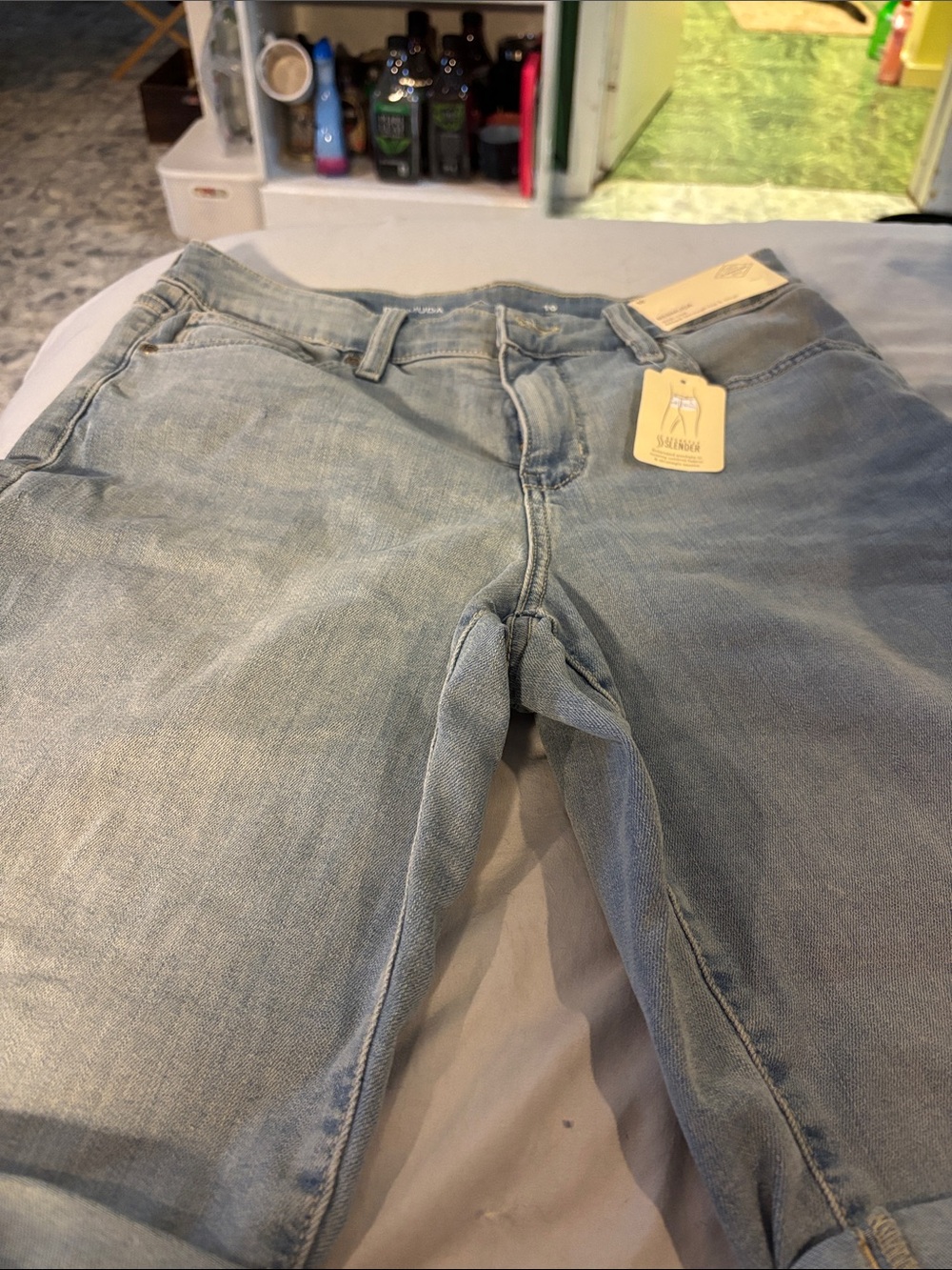 Light Blue Women's shorts st. John’s Bay Slim Fit